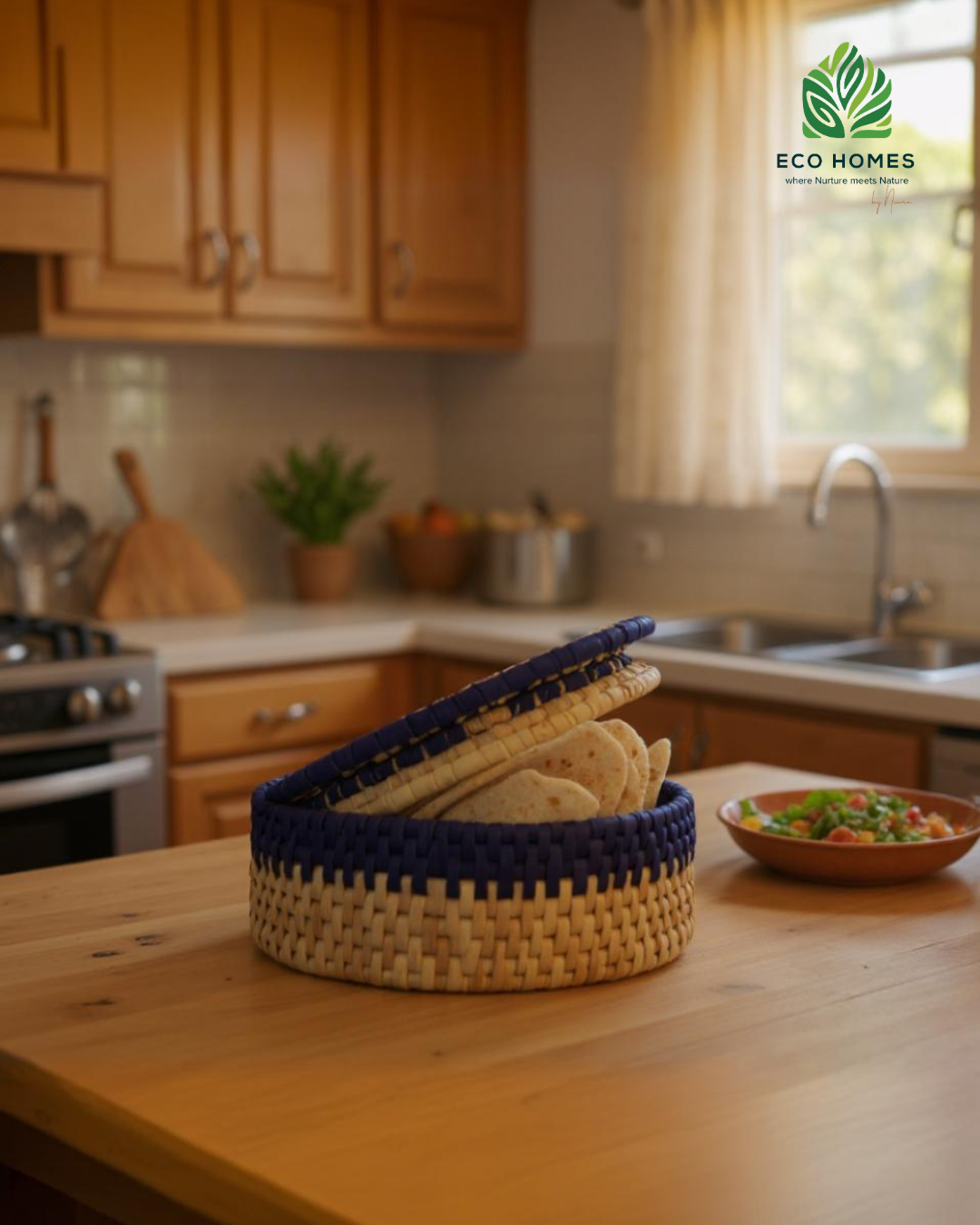 Chapati Basket with Lid