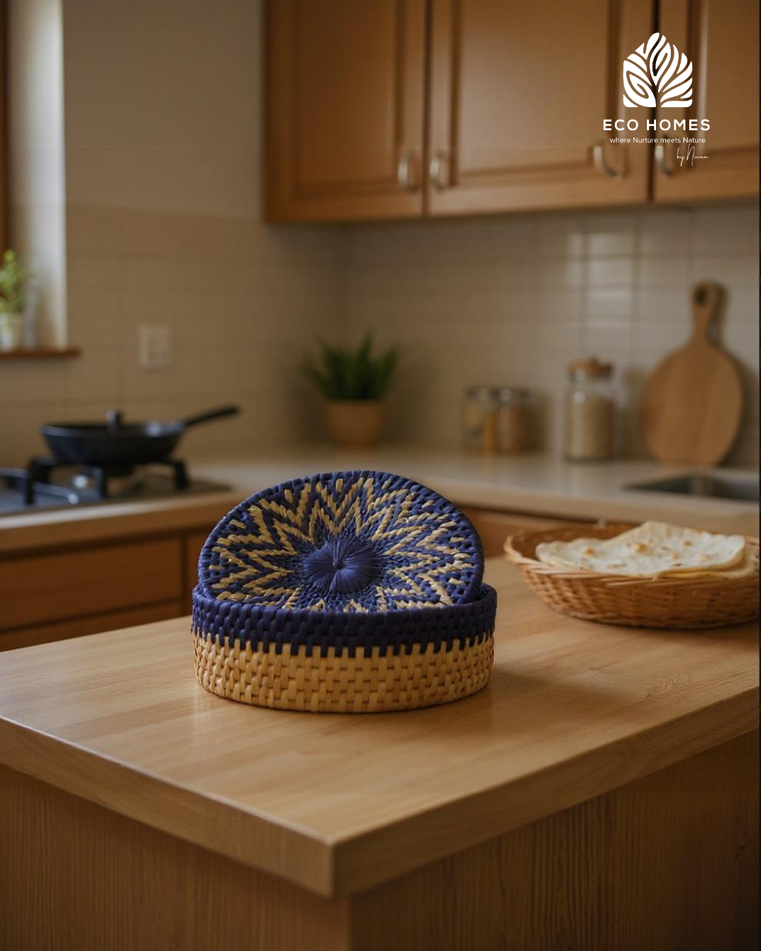 Chapati Basket with Lid