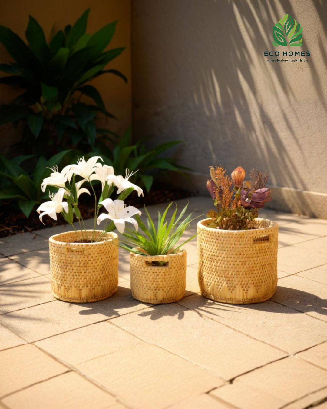 Handcrafted Woven Planter Baskets