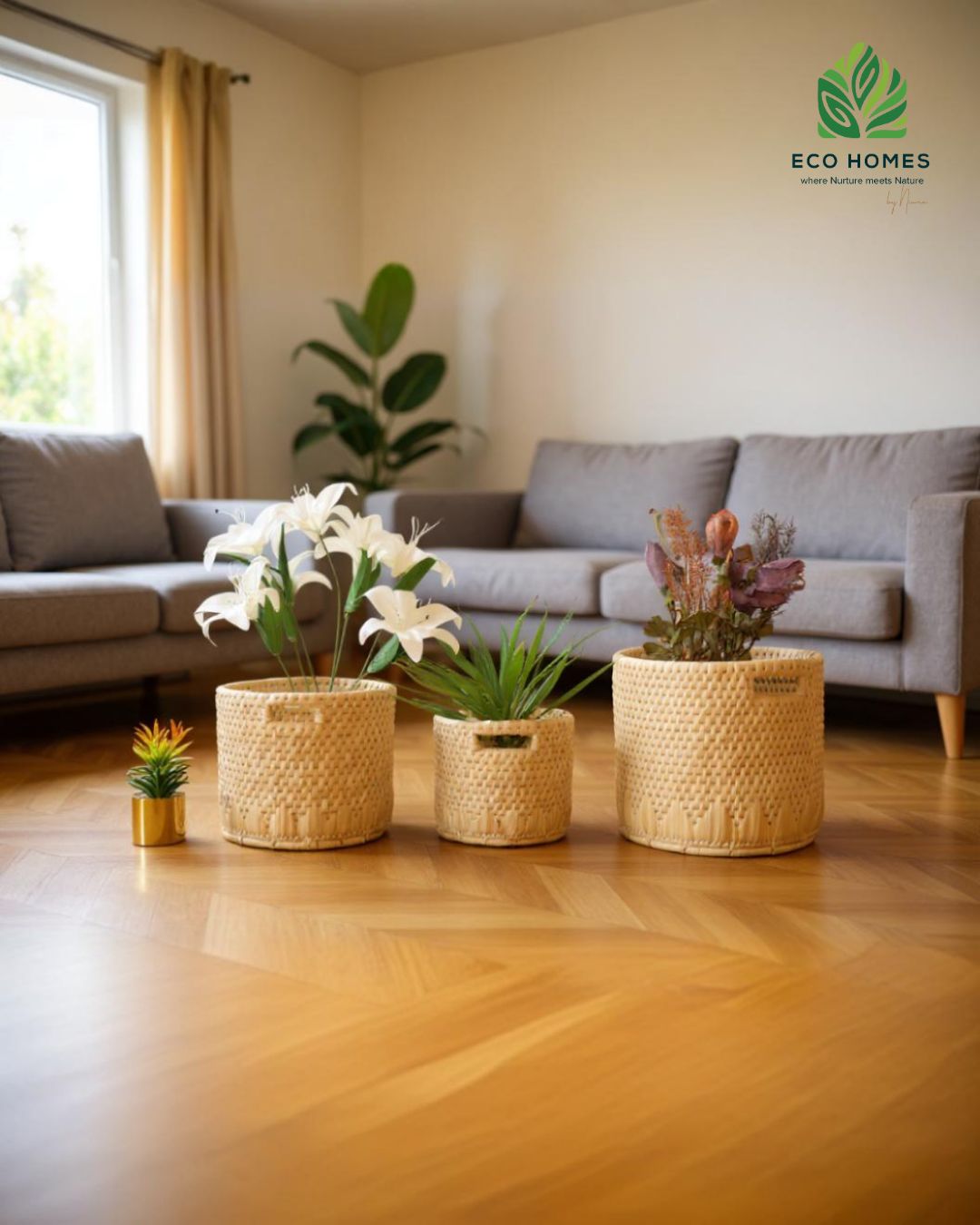 Handcrafted Woven Planter Baskets