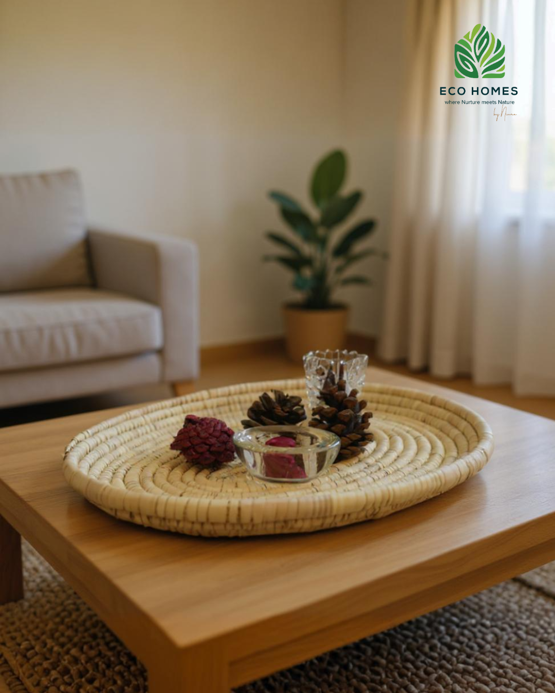 Spiral Handwoven Tray