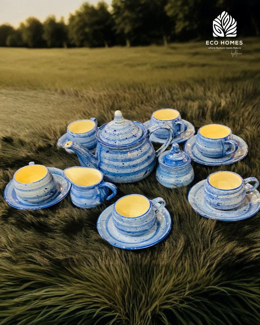 Handcrafted Ceramic Tea Set