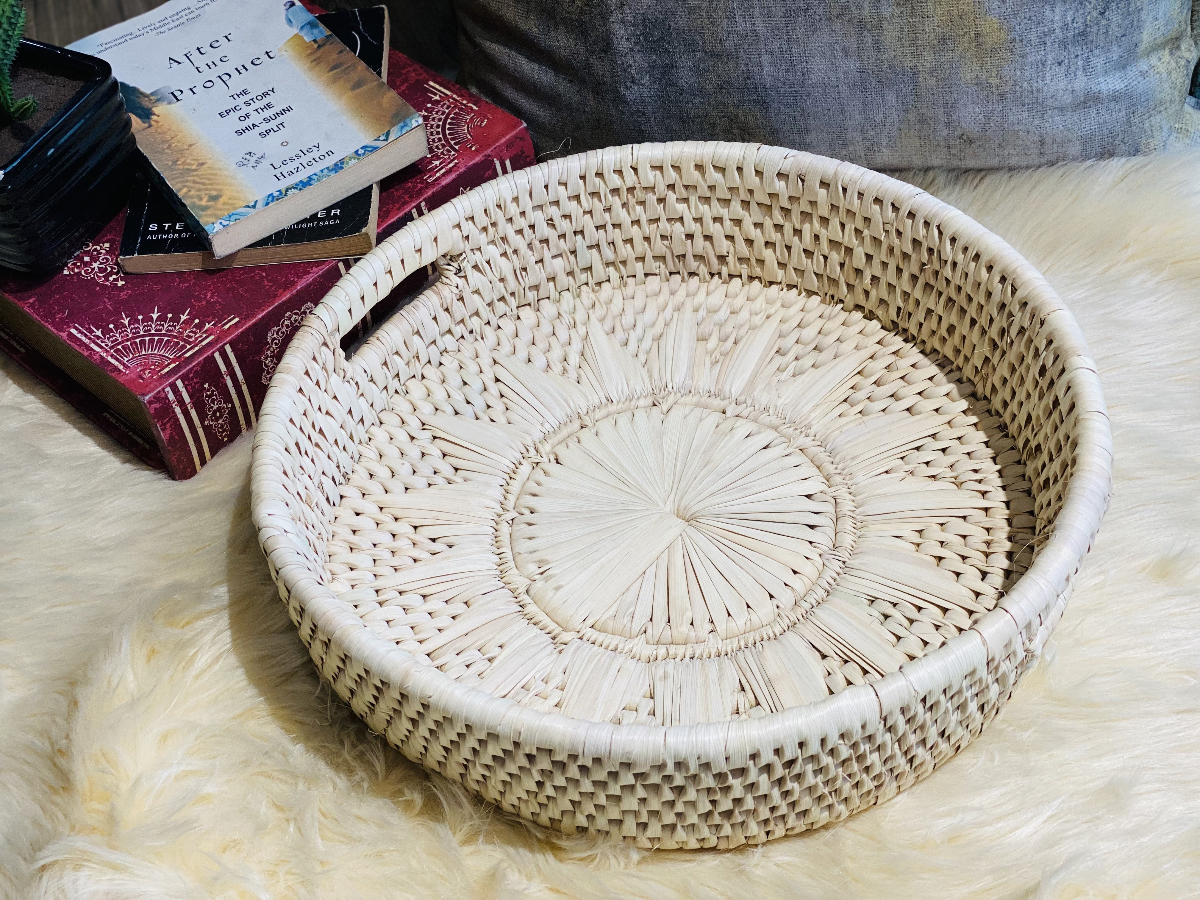 Hand Woven Circle Basket