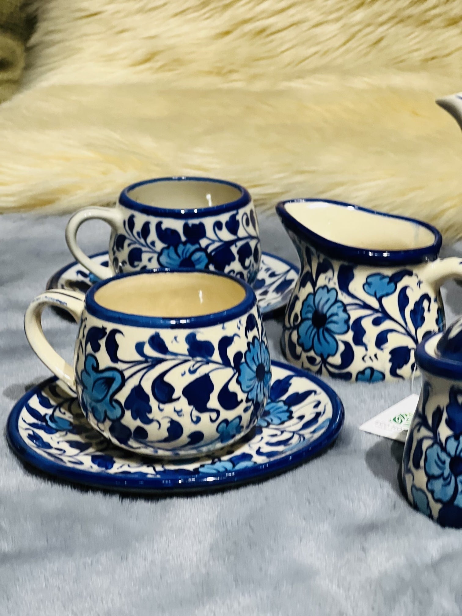 Floral tea set