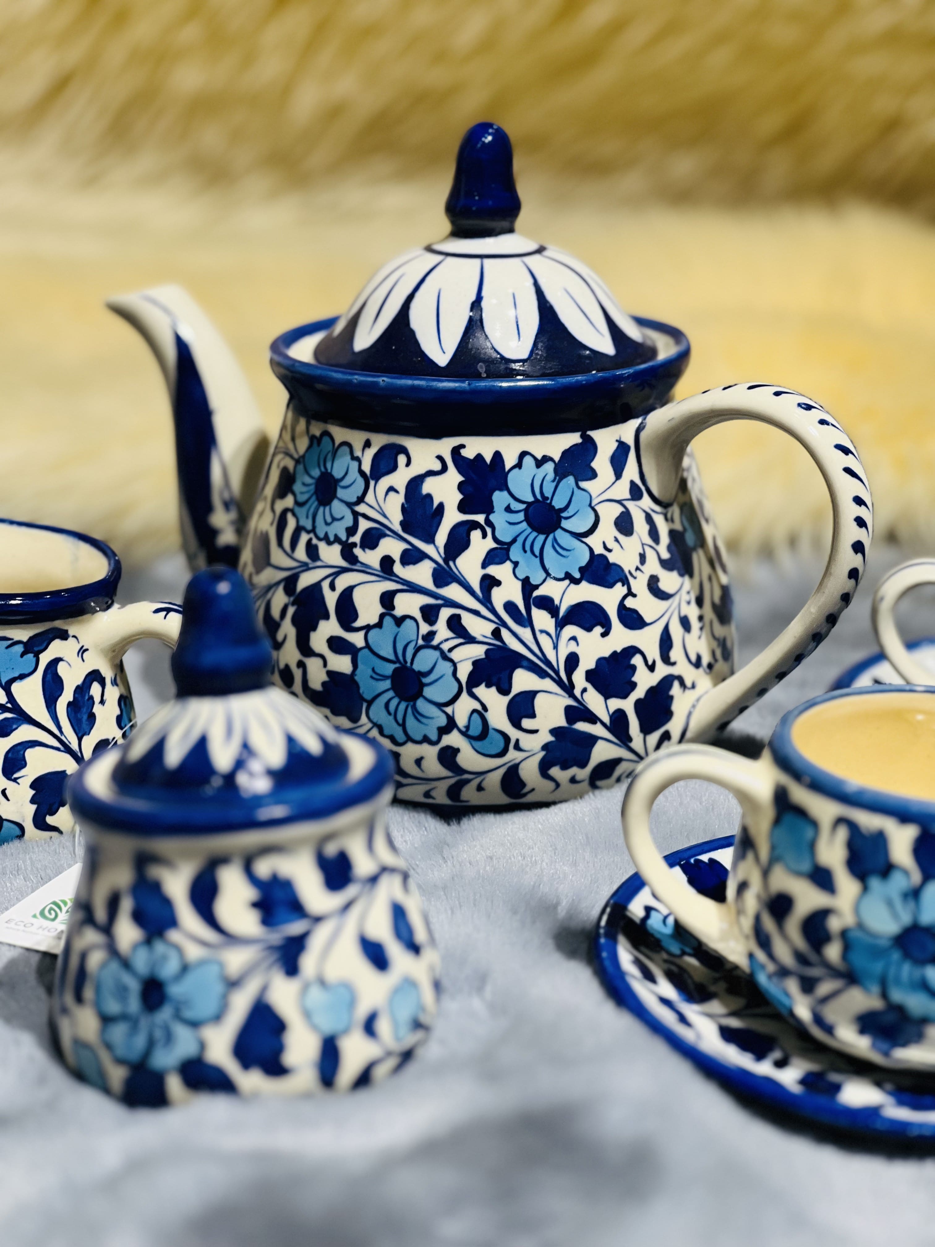 Floral tea set